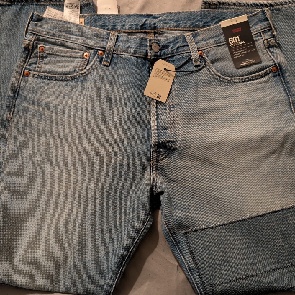 Levi's Light Blue Straight Jeans